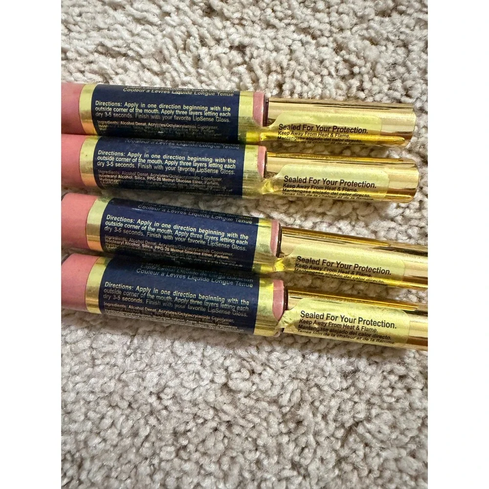 Lot of 4 SeneGence LipSense Liquid Lip Color Apple Cider 0.25oz New Sealed